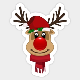 Rudolph the Red Nosed Reindeer Sticker